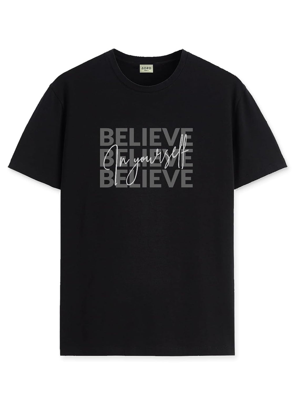 ADRO Tshirt for Men | Printed T Shirt for Men | 100% Cotton Regular Fit T-Shirt |Printed T Shirt