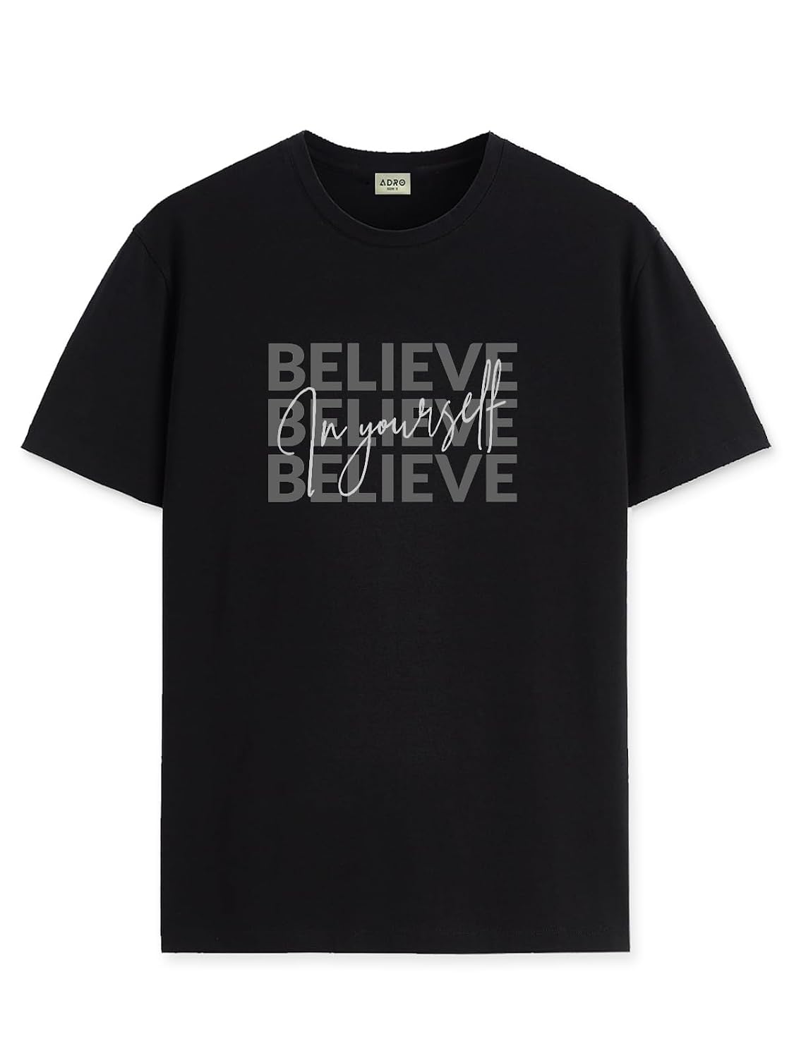 ADRO Tshirt for Men | Printed T Shirt for Men | 100% Cotton Regular Fit T-Shirt |Printed T Shirt