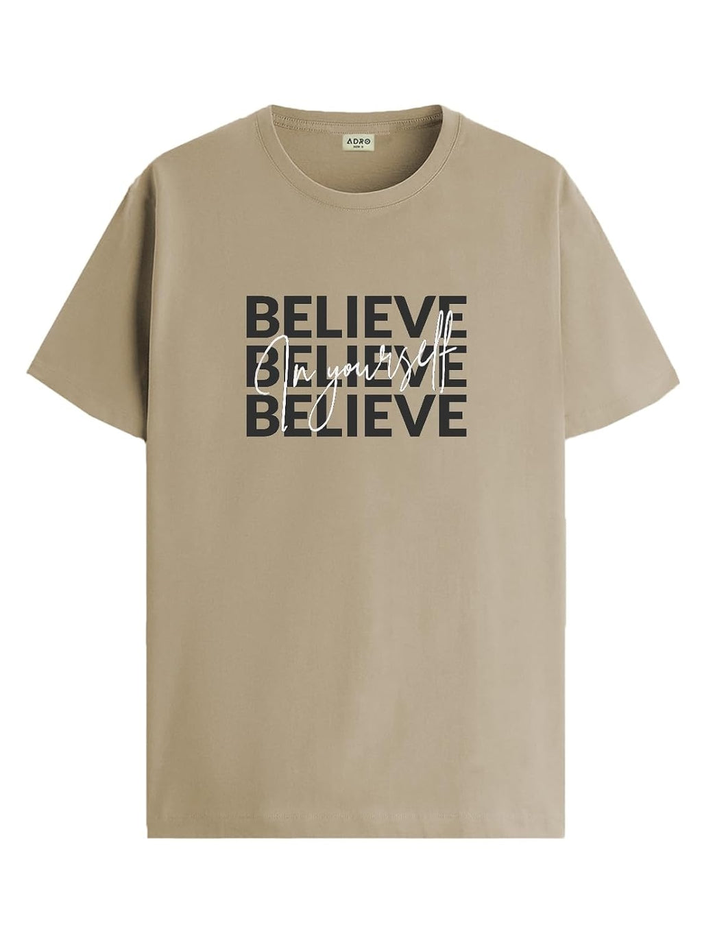 ADRO Tshirt for Men | Printed T Shirt for Men | 100% Cotton Regular Fit T-Shirt |Printed T Shirt
