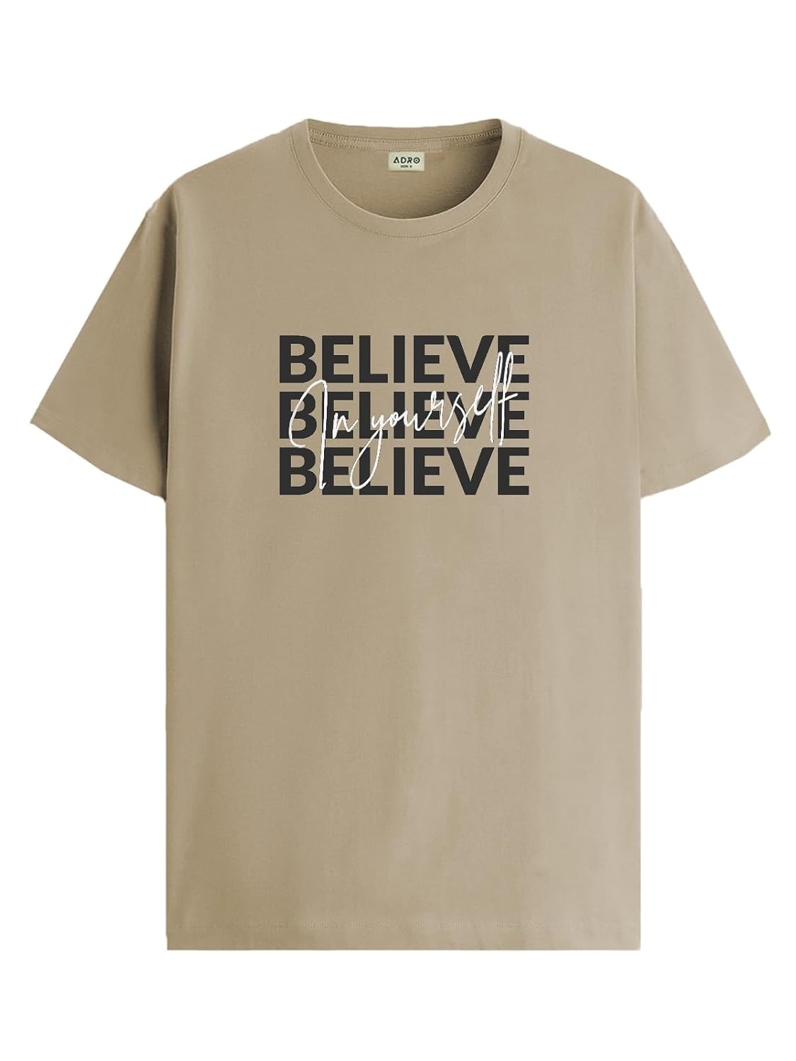 ADRO Tshirt for Men | Printed T Shirt for Men | 100% Cotton Regular Fit T-Shirt |Printed T Shirt