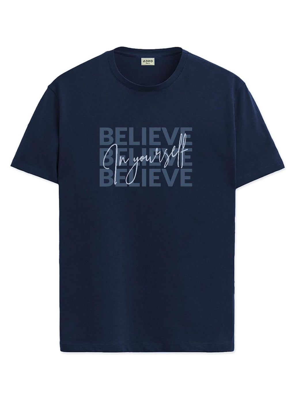 ADRO Tshirt for Men | Printed T Shirt for Men | 100% Cotton Regular Fit T-Shirt |Printed T Shirt