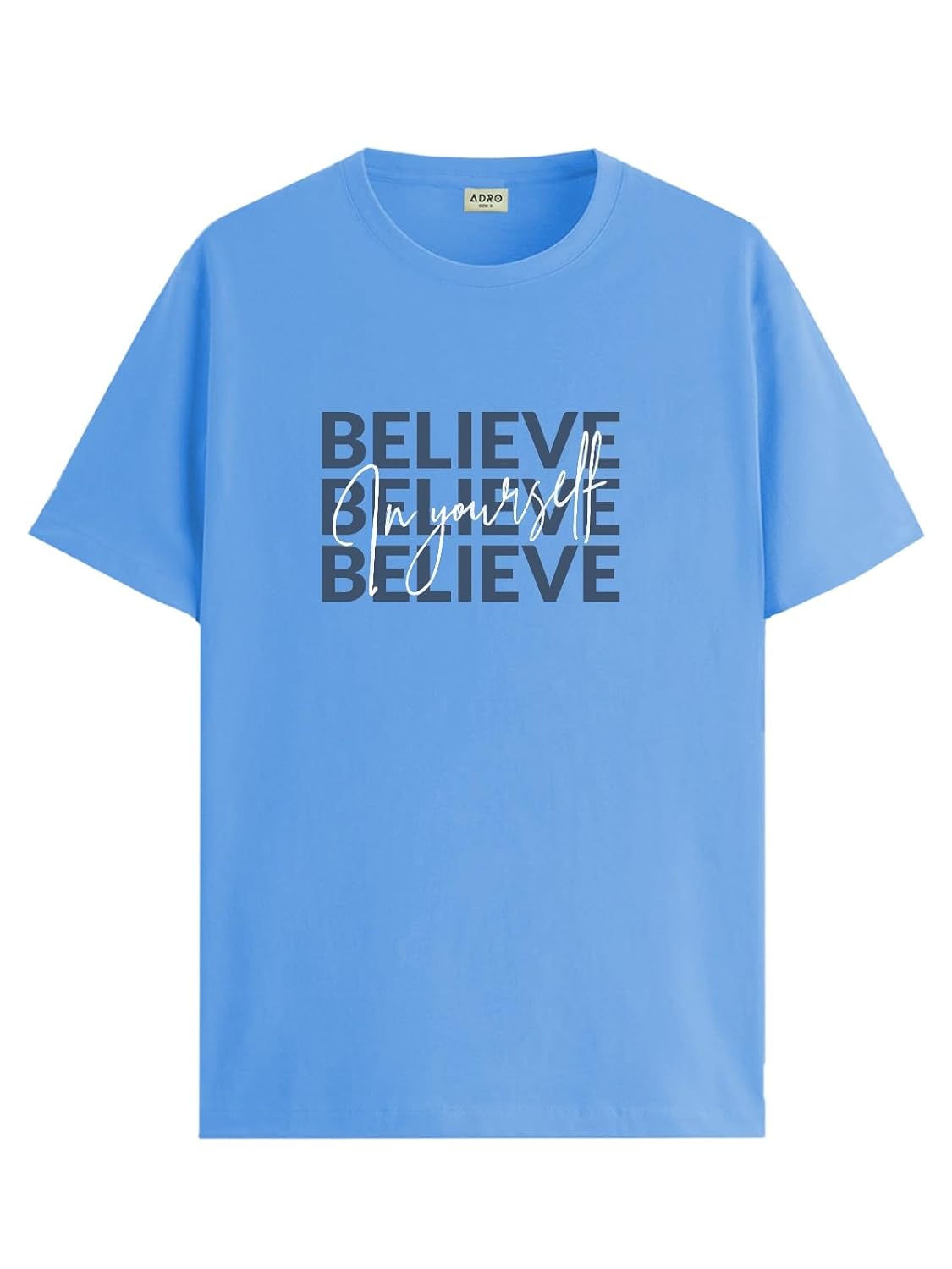 ADRO Tshirt for Men | Printed T Shirt for Men | 100% Cotton Regular Fit T-Shirt |Printed T Shirt