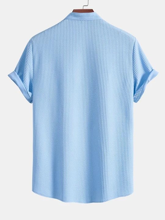GRECIILOOKS Men's Polycotton Regular Fit Casual Shirt | Stylish | Printed | Solid | Short Sleeve | Trendy (Available in Plus Size)