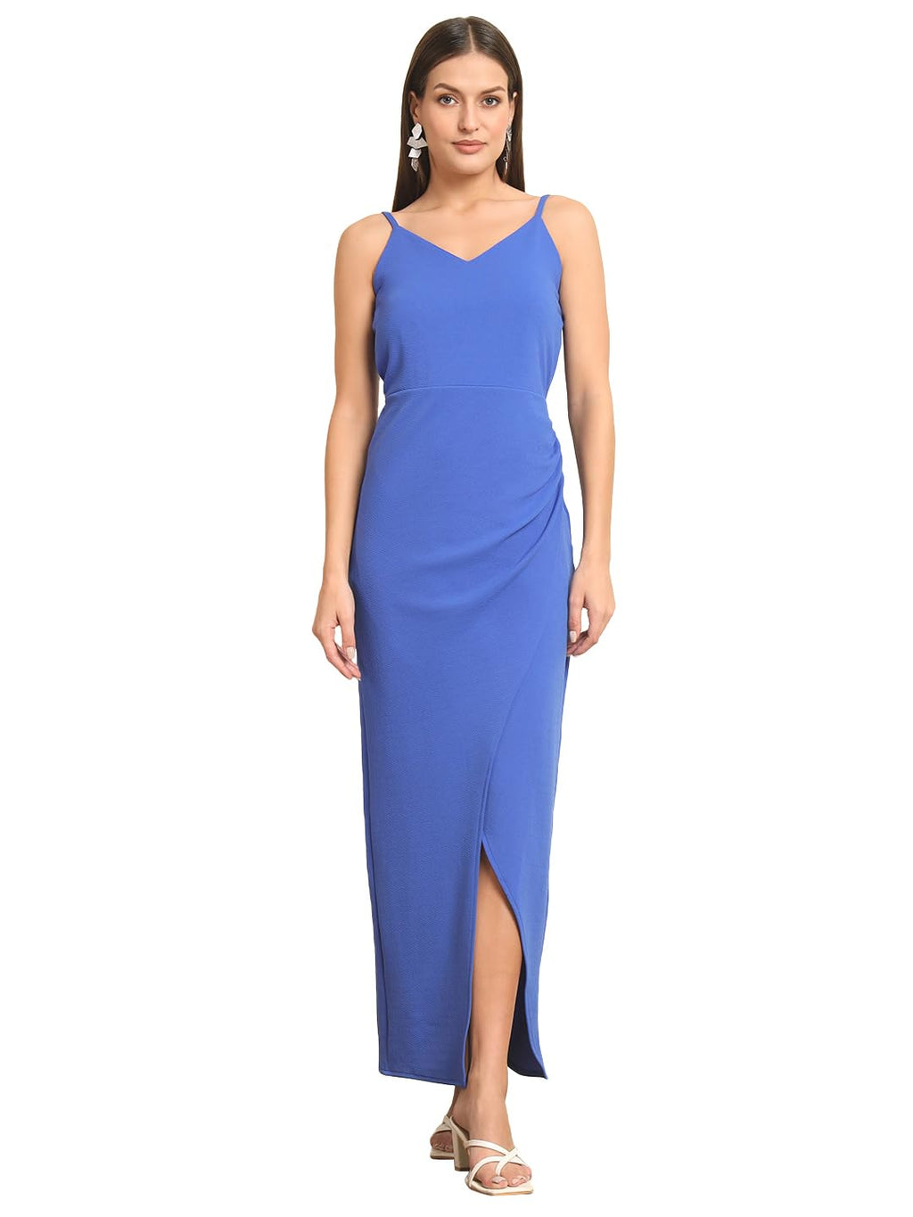 Trend Arrest.ed Women's Bodycon Midi Dress | Casual & Night Out Fit | Slim Fit Stretch Fabric