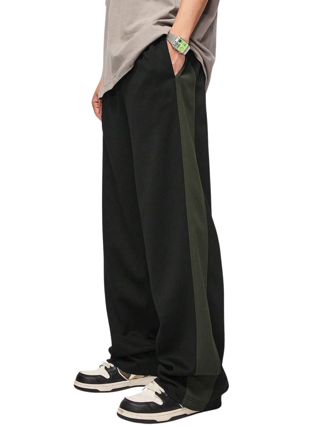 GRECIILOOKS Men's Loose Mid Rise Casual Trousers Pants | Regular | Sports Stylish Track Pant | Sweatpants (Available in Plus Size)