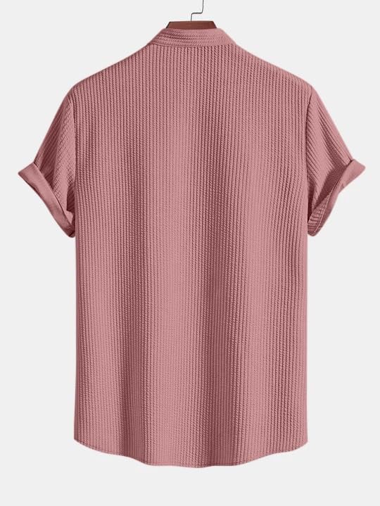 GRECIILOOKS Men's Polycotton Regular Fit Casual Shirt | Stylish | Printed | Solid | Short Sleeve | Trendy (Available in Plus Size)