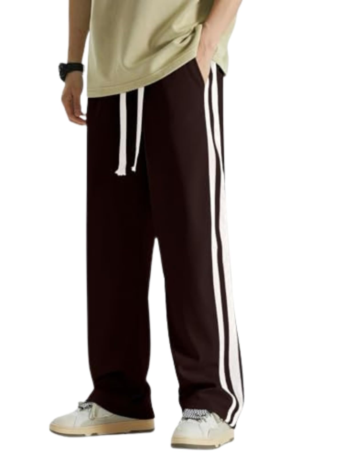 GRECIILOOKS Men's Loose Mid Rise Casual Trousers Pants | Regular | Sports Stylish Track Pant | Sweatpants (Available in Plus Size)