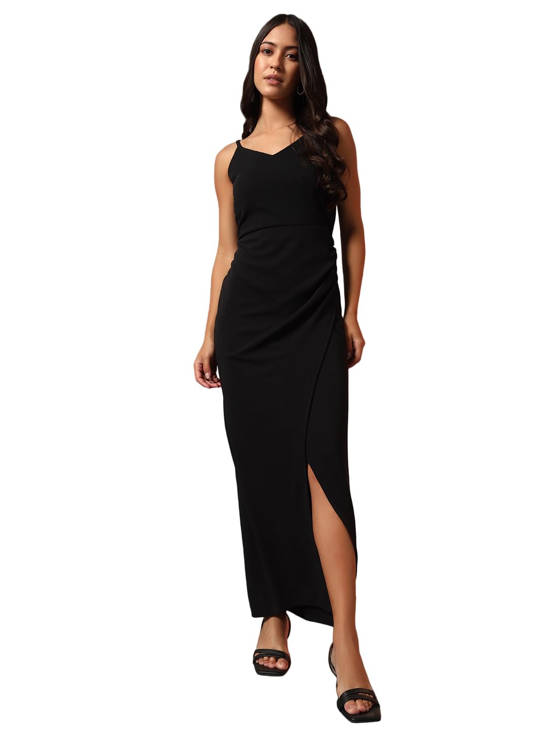 Trend Arrest.ed Women's Bodycon Midi Dress | Casual & Night Out Fit | Slim Fit Stretch Fabric