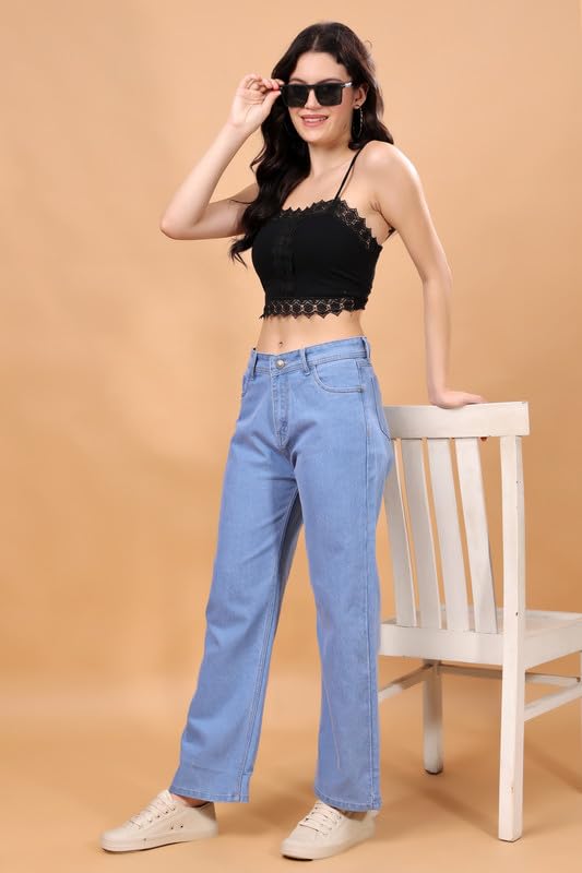 London Hills Women's Relaxed Fit High Rise Jeans || Woman Jean's || Women Baggy Jeans || Jean's for Womens || Loose Jean for Women's || Oversized Woman baggys