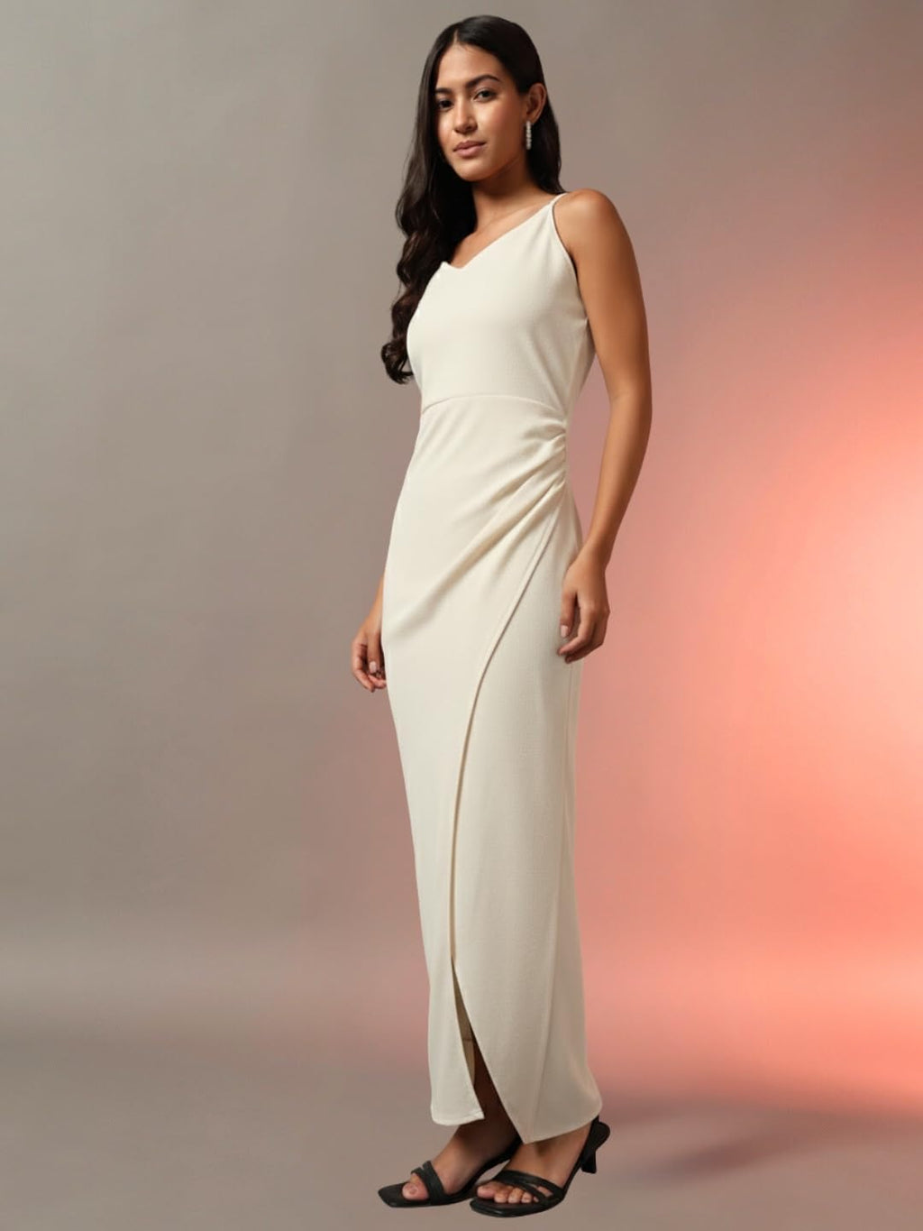 Trend Arrest.ed Women's Bodycon Midi Dress | Casual & Night Out Fit | Slim Fit Stretch Fabric