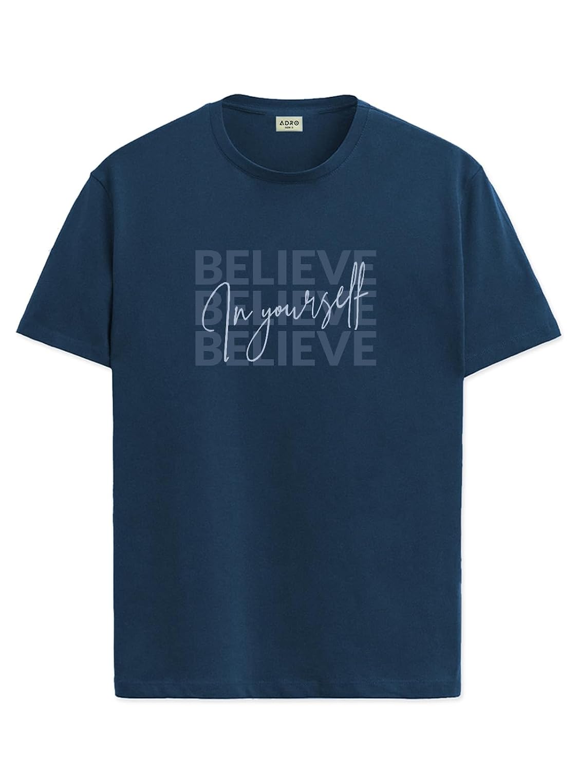 ADRO Tshirt for Men | Printed T Shirt for Men | 100% Cotton Regular Fit T-Shirt |Printed T Shirt