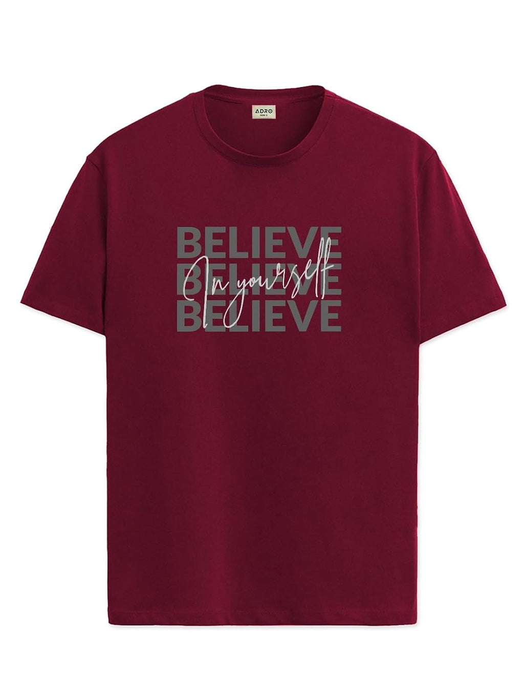 ADRO Tshirt for Men | Printed T Shirt for Men | 100% Cotton Regular Fit T-Shirt |Printed T Shirt