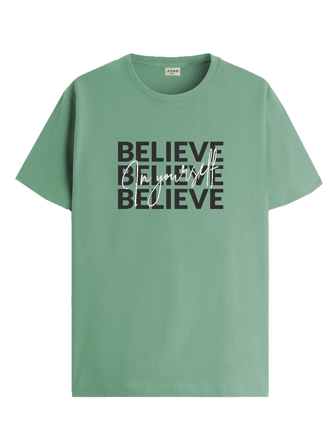 ADRO Tshirt for Men | Printed T Shirt for Men | 100% Cotton Regular Fit T-Shirt |Printed T Shirt