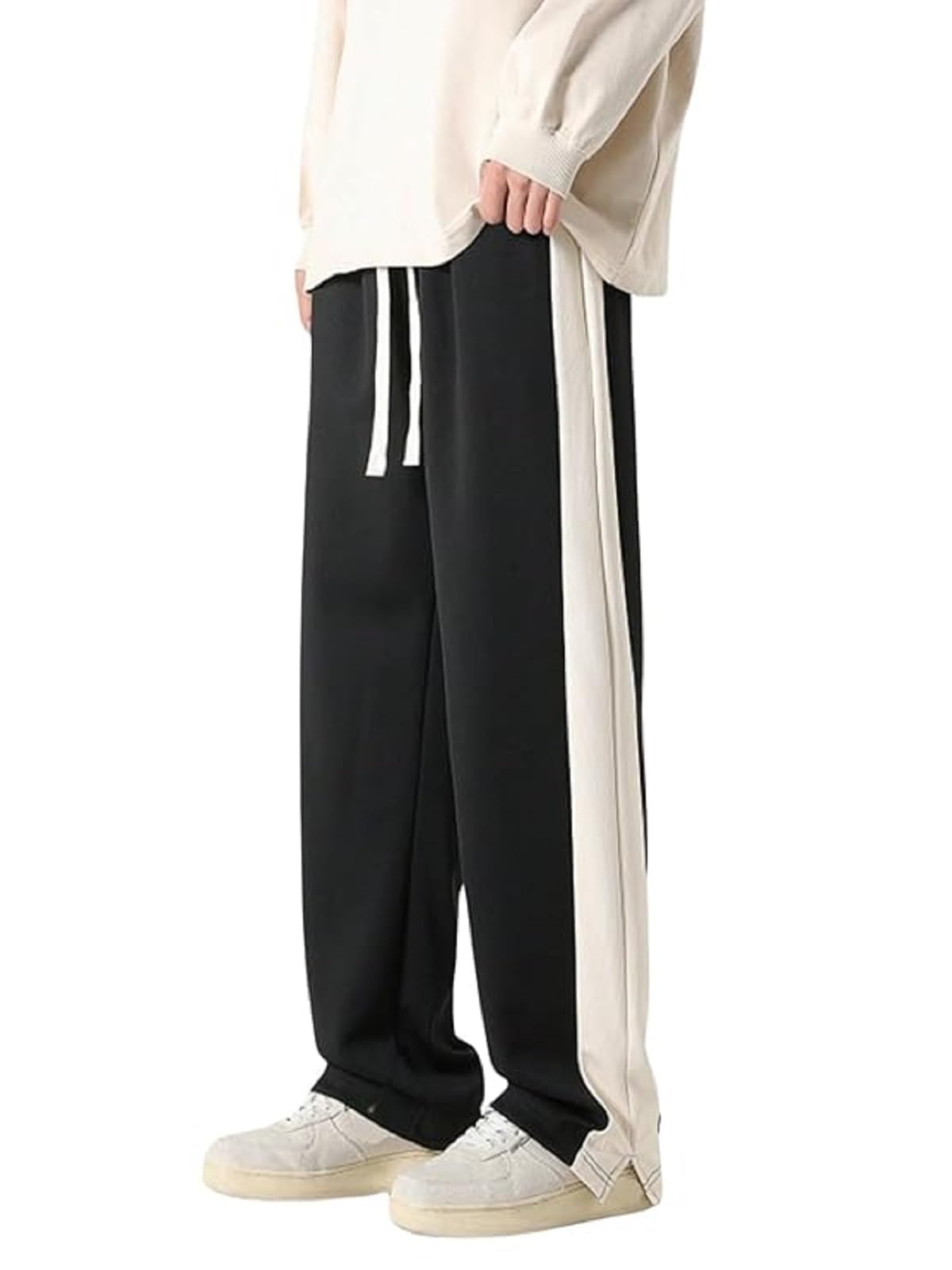 GRECIILOOKS Men's Loose Mid Rise Casual Trousers Pants | Regular | Sports Stylish Track Pant | Sweatpants (Available in Plus Size)