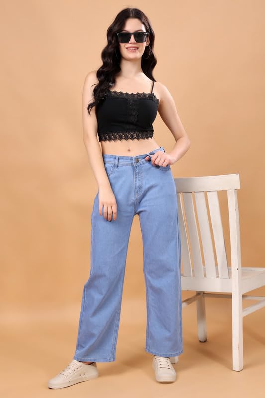 London Hills Women's Relaxed Fit High Rise Jeans || Woman Jean's || Women Baggy Jeans || Jean's for Womens || Loose Jean for Women's || Oversized Woman baggys