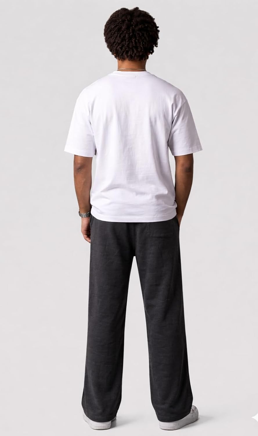 Pure Cotton Men's Baggy Lower | Lower for Man Loose Fit with Pockets & Elastic Waist I Baggy fit Lowers for Gym, Jogging & Casual Wear