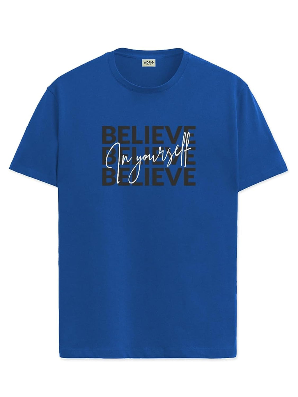 ADRO Tshirt for Men | Printed T Shirt for Men | 100% Cotton Regular Fit T-Shirt |Printed T Shirt