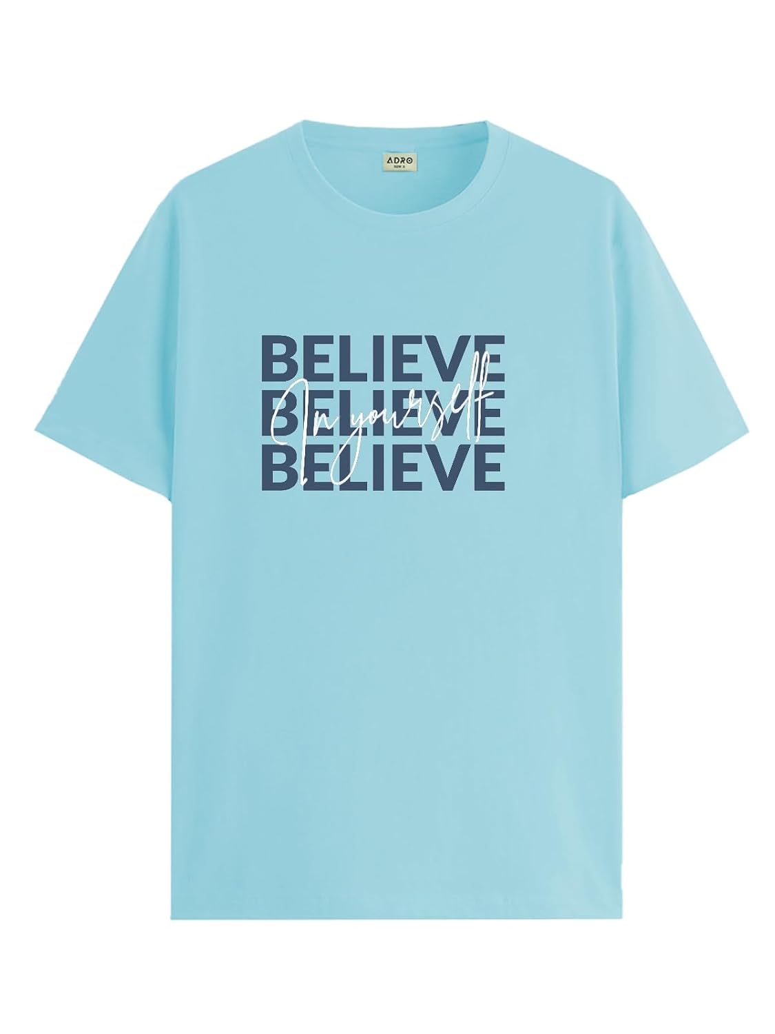 ADRO Tshirt for Men | Printed T Shirt for Men | 100% Cotton Regular Fit T-Shirt |Printed T Shirt