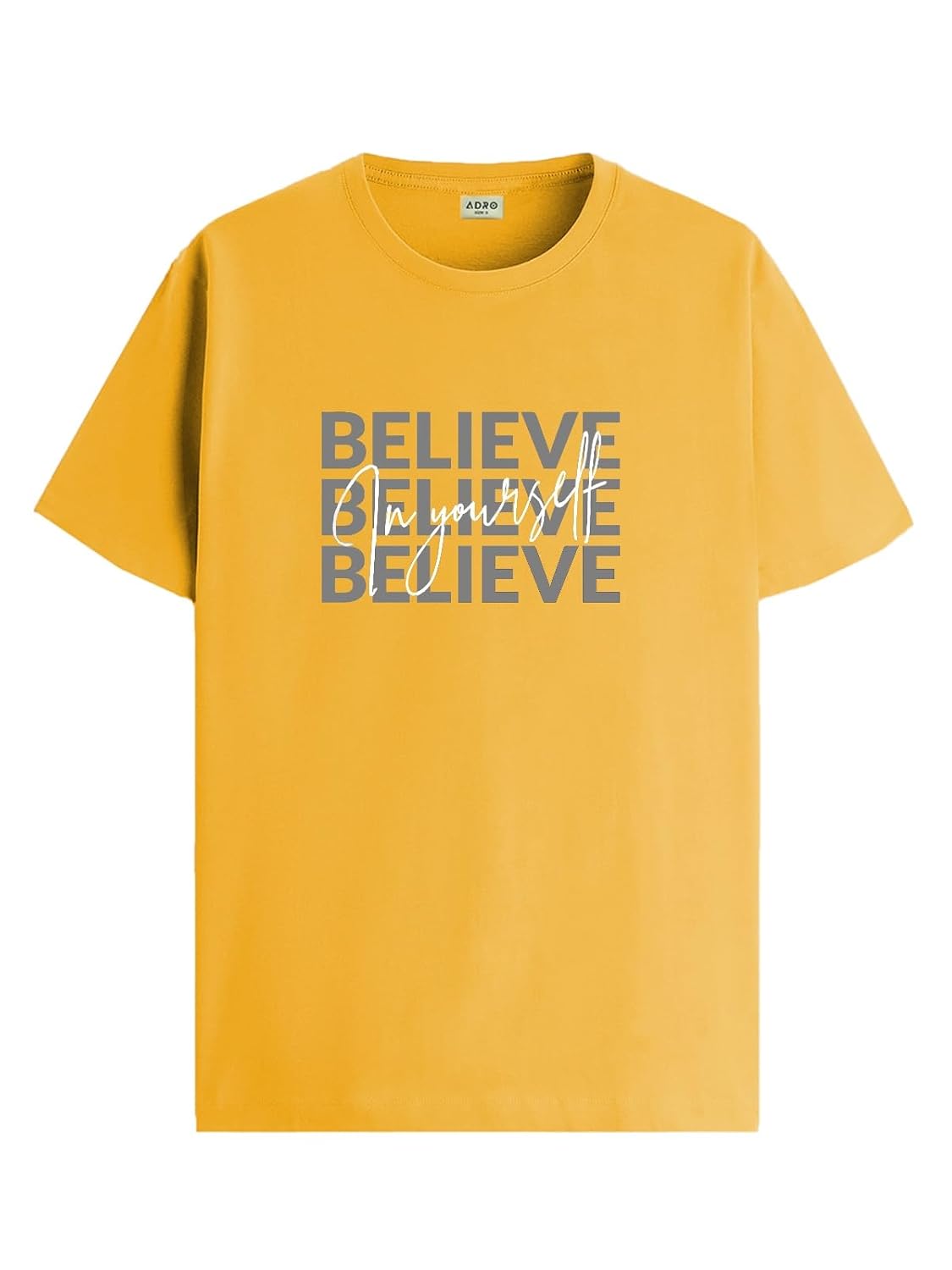 ADRO Tshirt for Men | Printed T Shirt for Men | 100% Cotton Regular Fit T-Shirt |Printed T Shirt