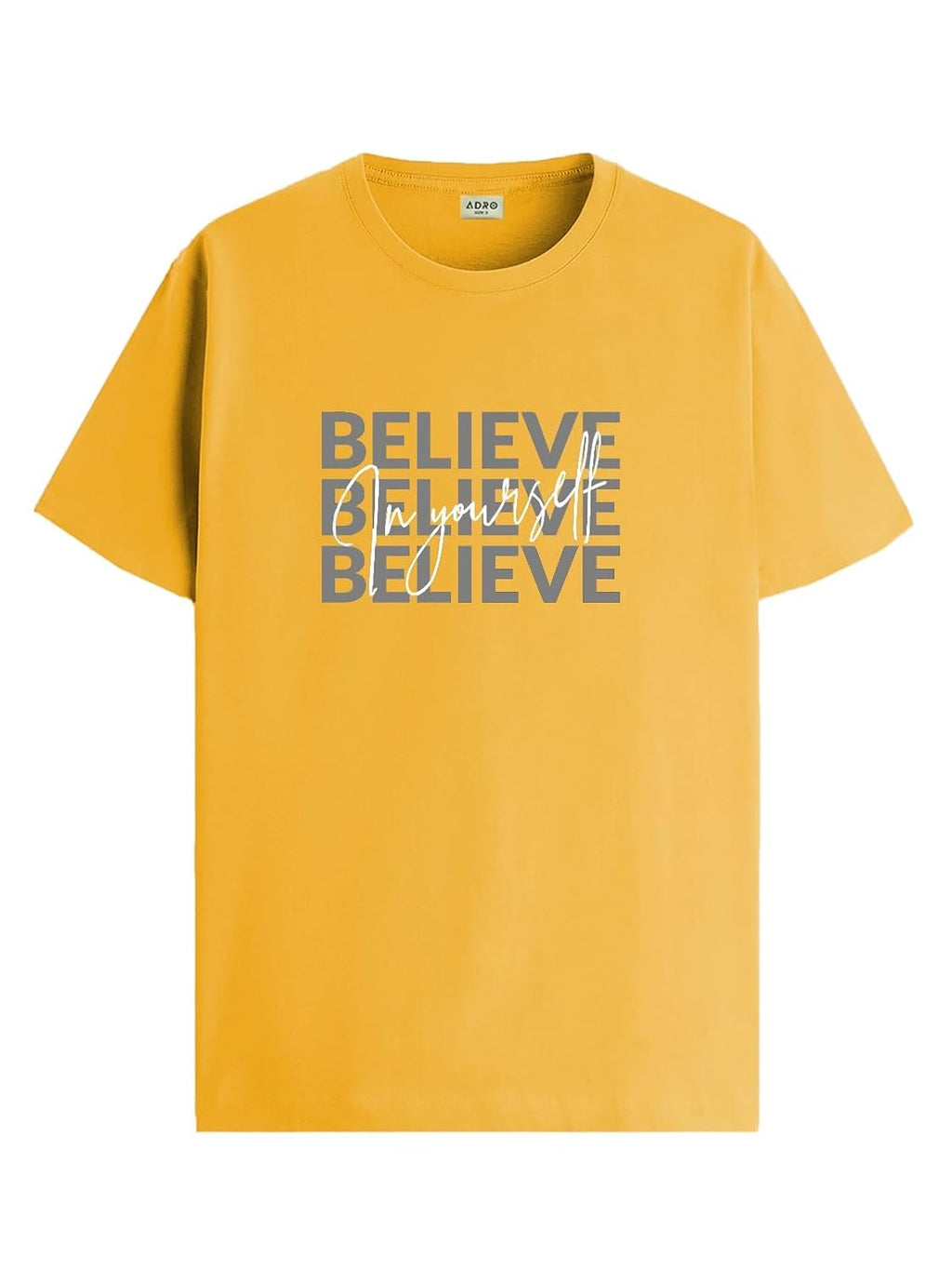 ADRO Tshirt for Men | Printed T Shirt for Men | 100% Cotton Regular Fit T-Shirt |Printed T Shirt