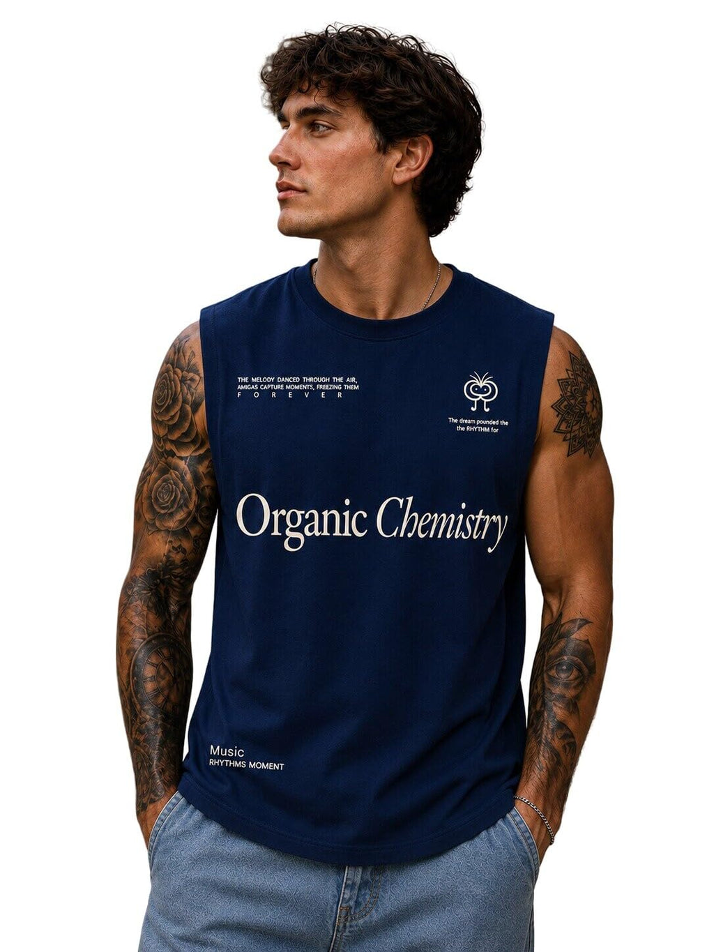 ColorChakra Men s Gym wear Tank top Sleeveless Cotton Vest for Workout Leightweight Tshirt for gyming Running and Daily use M to 4XL