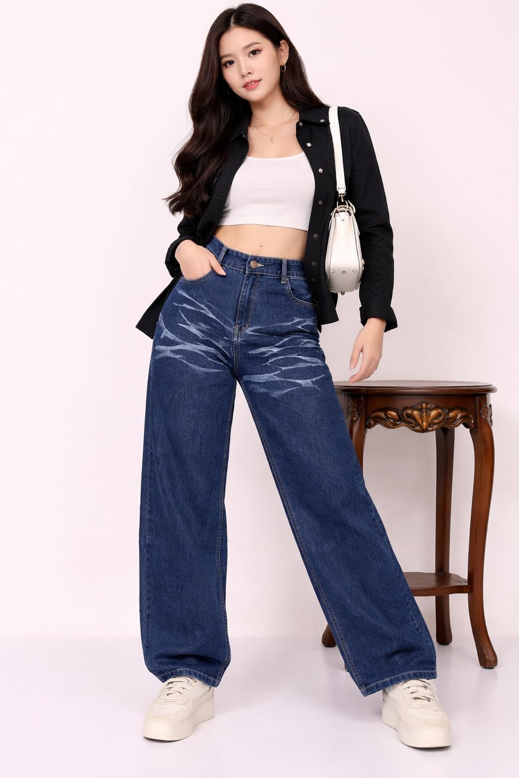 London Hills Women's Relaxed Fit High Rise Jeans || Woman Jean's || Women Baggy Jeans || Jean's for Womens || Loose Jean for Women's || Oversized Woman baggys