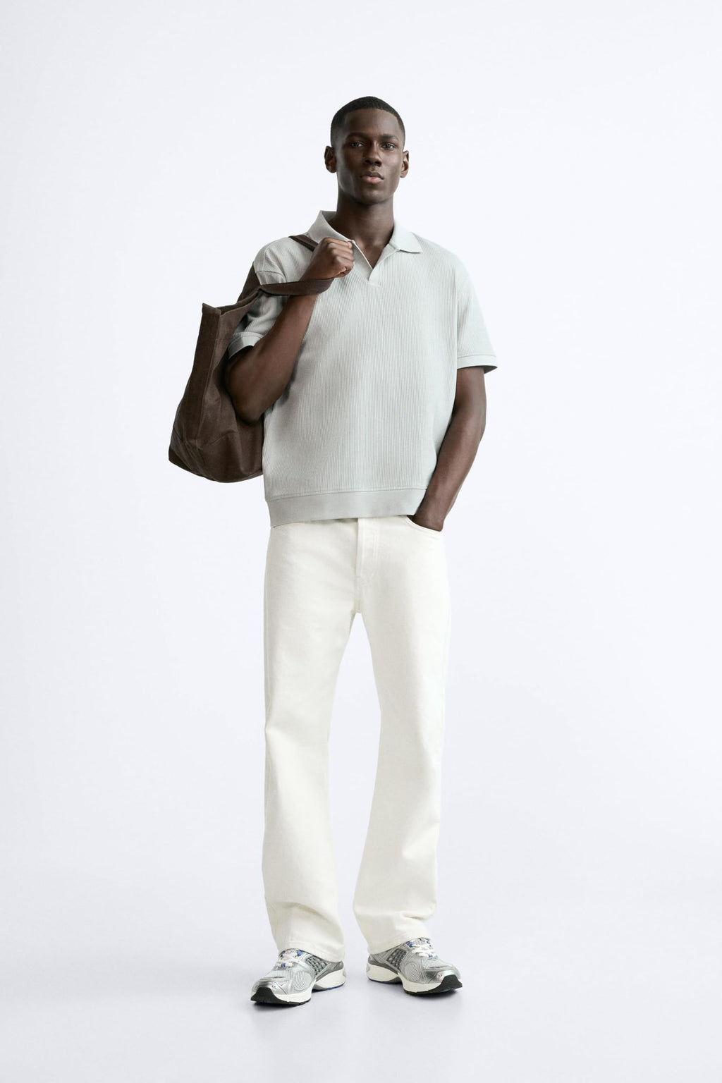 Alan Jones Clothing Men's Textured Polo T-Shirt | Classic Short Sleeve Polo for Casual Wear