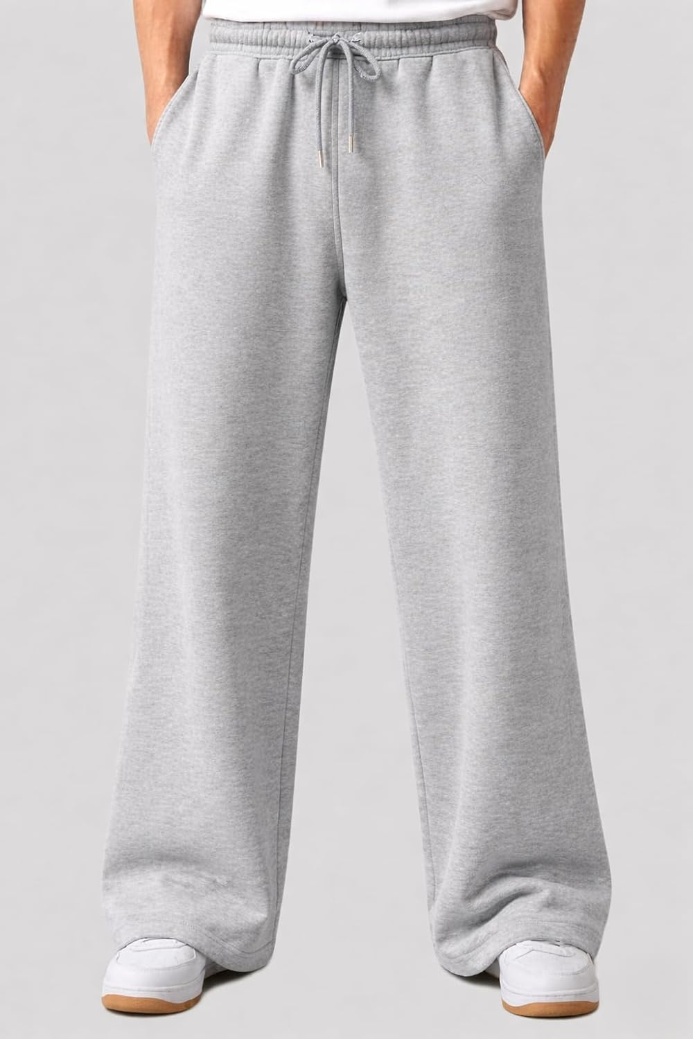 Pure Cotton Men's Baggy Lower | Lower for Man Loose Fit with Pockets & Elastic Waist I Baggy fit Lowers for Gym, Jogging & Casual Wear