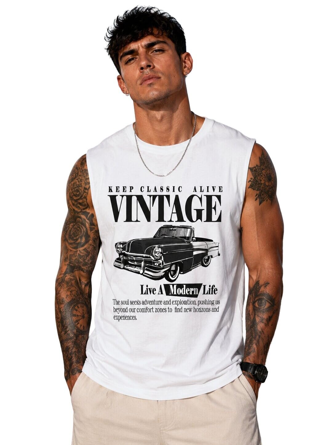 ColorChakra Men s Gym wear Tank top Sleeveless Cotton Vest for Workout Leightweight Tshirt for gyming Running and Daily use M to 4XL