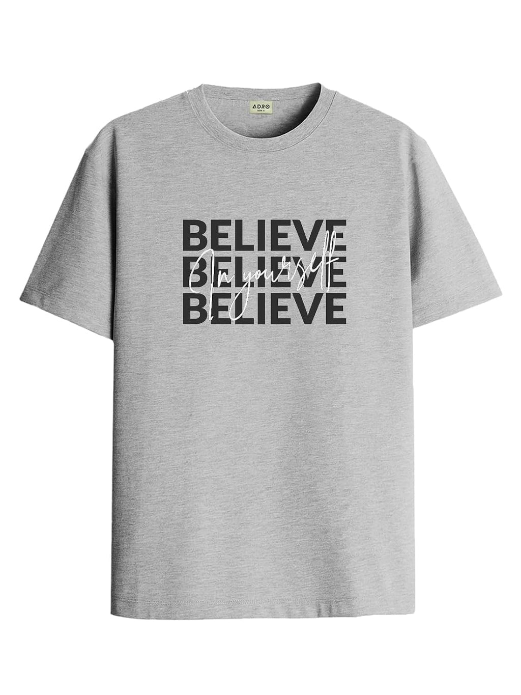 ADRO Tshirt for Men | Printed T Shirt for Men | 100% Cotton Regular Fit T-Shirt |Printed T Shirt