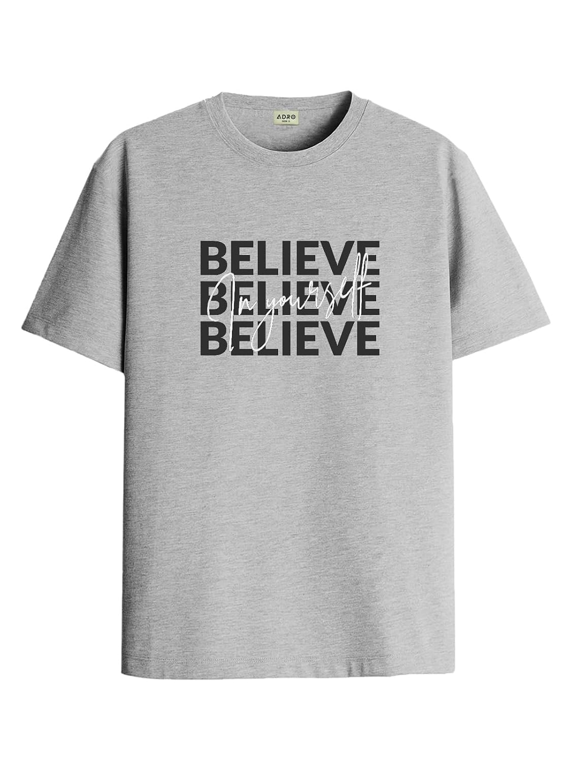 ADRO Tshirt for Men | Printed T Shirt for Men | 100% Cotton Regular Fit T-Shirt |Printed T Shirt