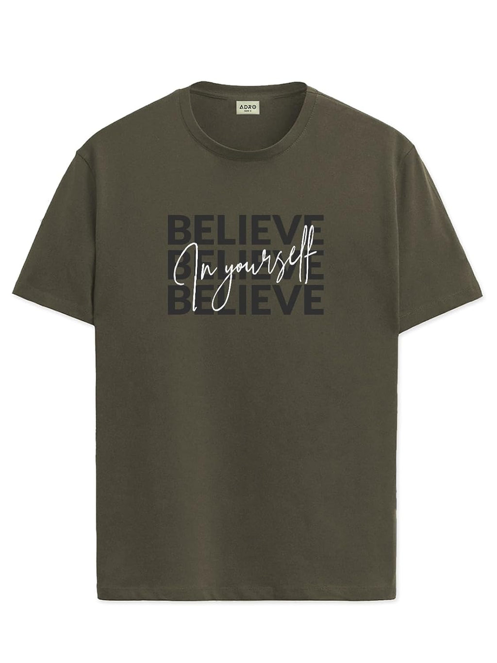 ADRO Tshirt for Men | Printed T Shirt for Men | 100% Cotton Regular Fit T-Shirt |Printed T Shirt