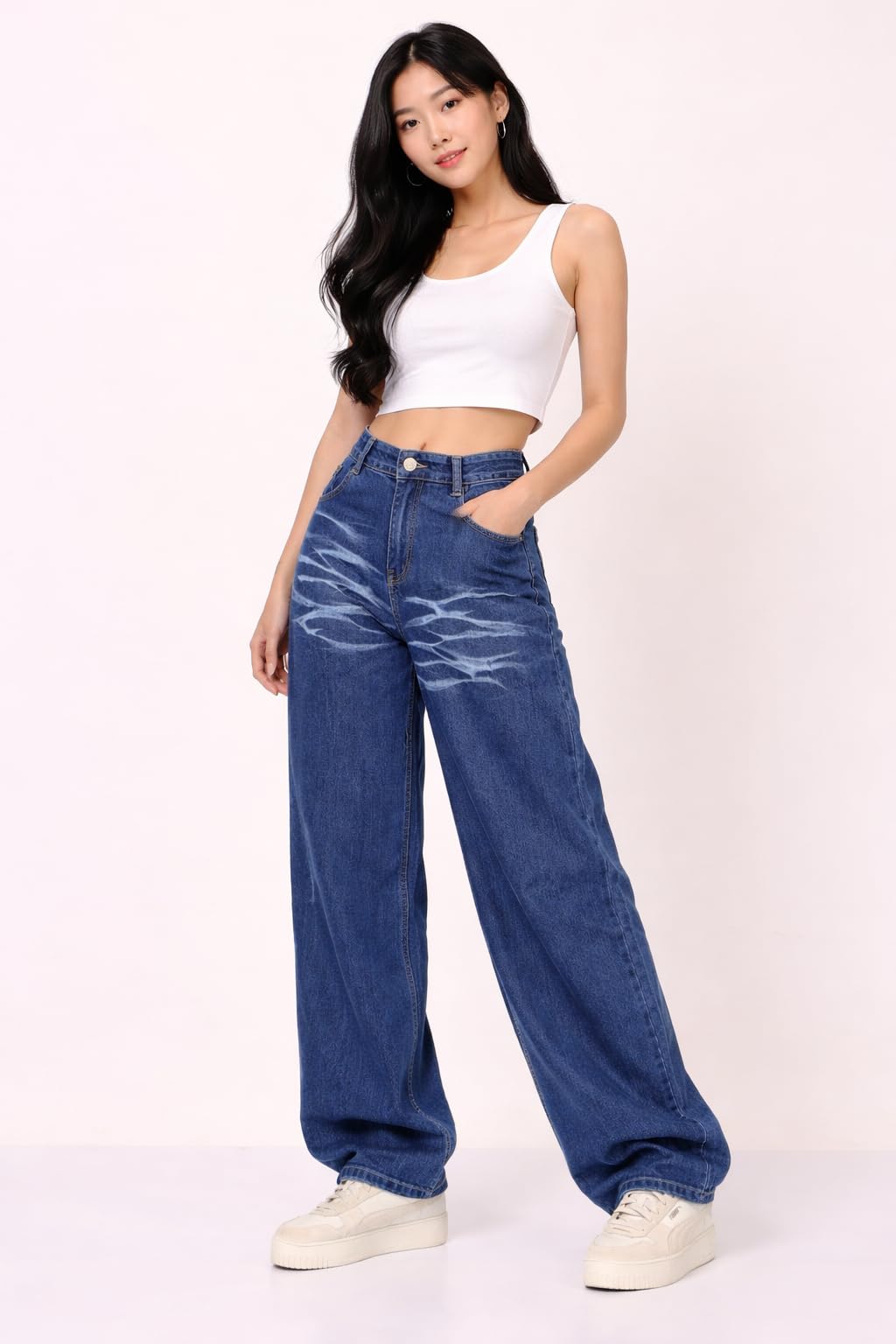 London Hills Women's Relaxed Fit High Rise Jeans || Woman Jean's || Women Baggy Jeans || Jean's for Womens || Loose Jean for Women's || Oversized Woman baggys