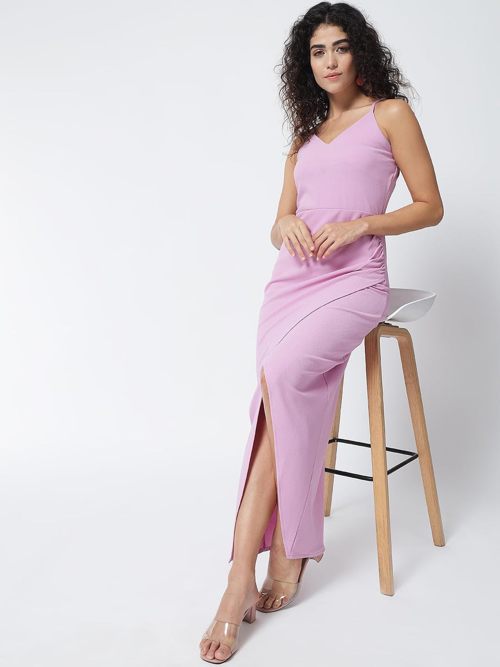 Trend Arrest.ed Women's Bodycon Midi Dress | Casual & Night Out Fit | Slim Fit Stretch Fabric