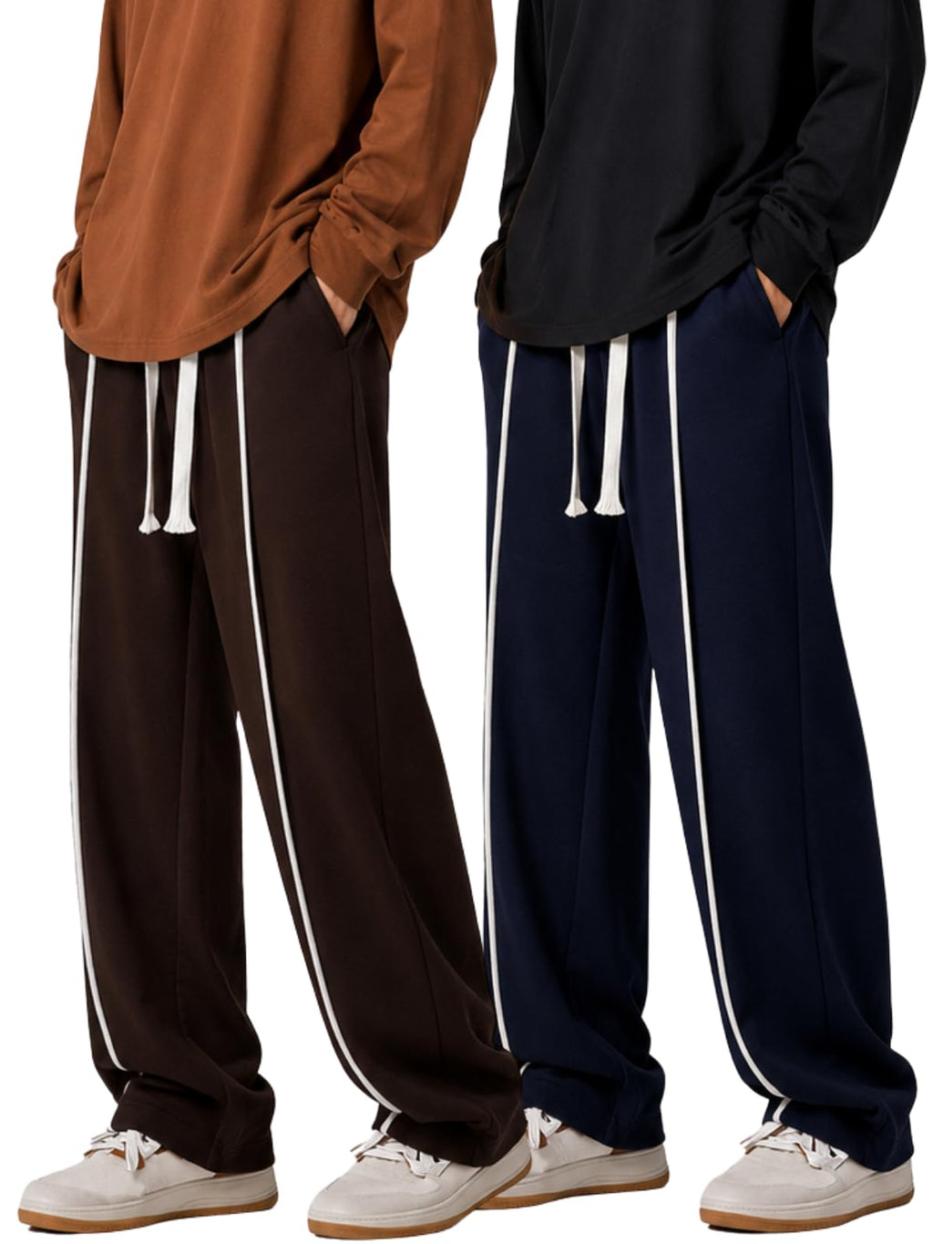 GRECIILOOKS Men's Loose Mid Rise Casual Trousers Pants | Regular | Sports Stylish Track Pant | Sweatpants (Available in Plus Size)