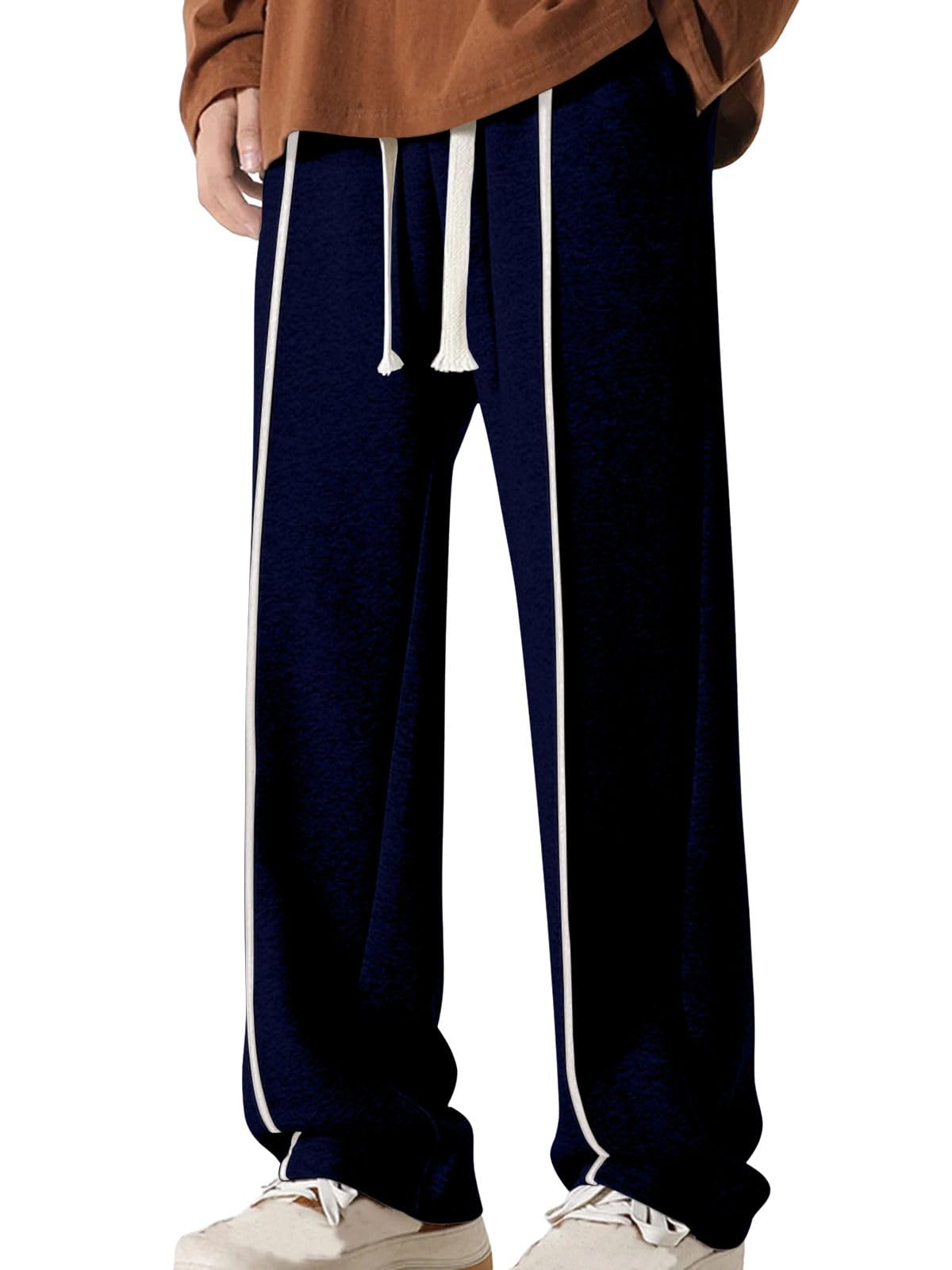 GRECIILOOKS Men's Loose Mid Rise Casual Trousers Pants | Regular | Sports Stylish Track Pant | Sweatpants (Available in Plus Size)
