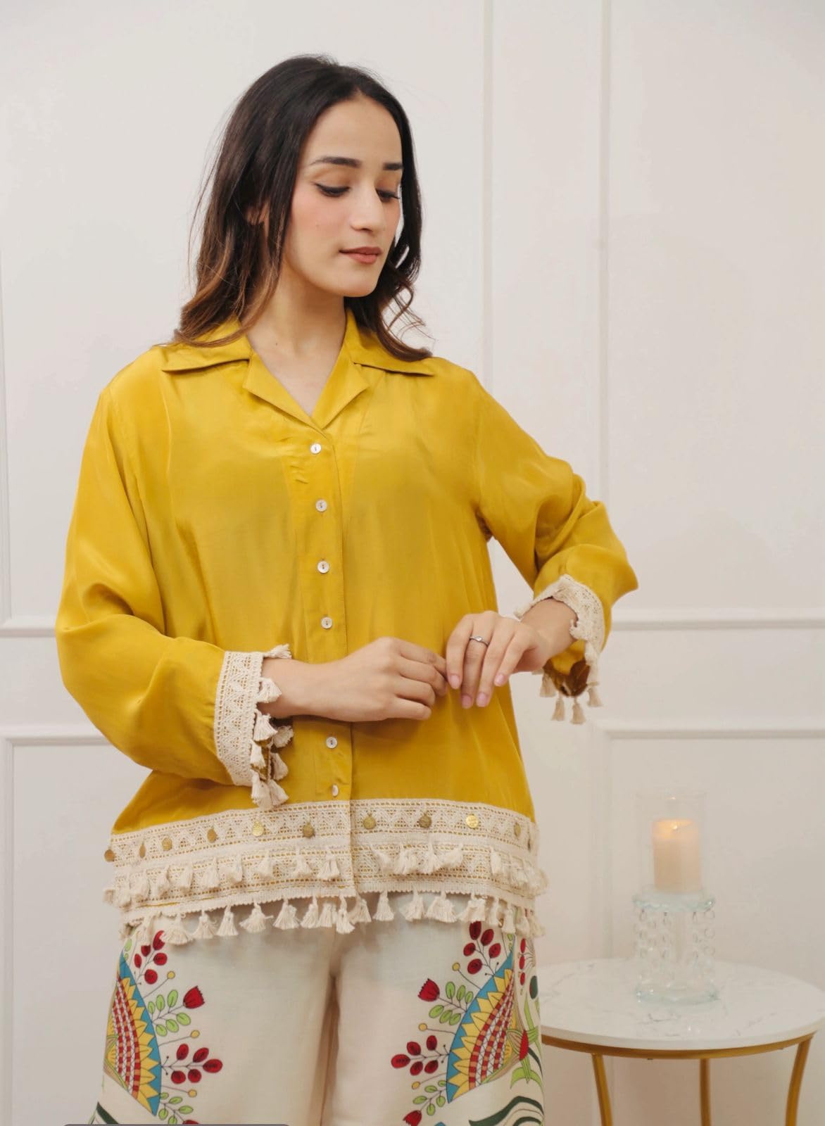 Co Ord Set for Women Stylish Card Set Dress for Women Trendy Top with Plazo Pant Ladies Coord Outfit Modern Wear for Travel Office Casual Look Premium Two Piece Clothing Style