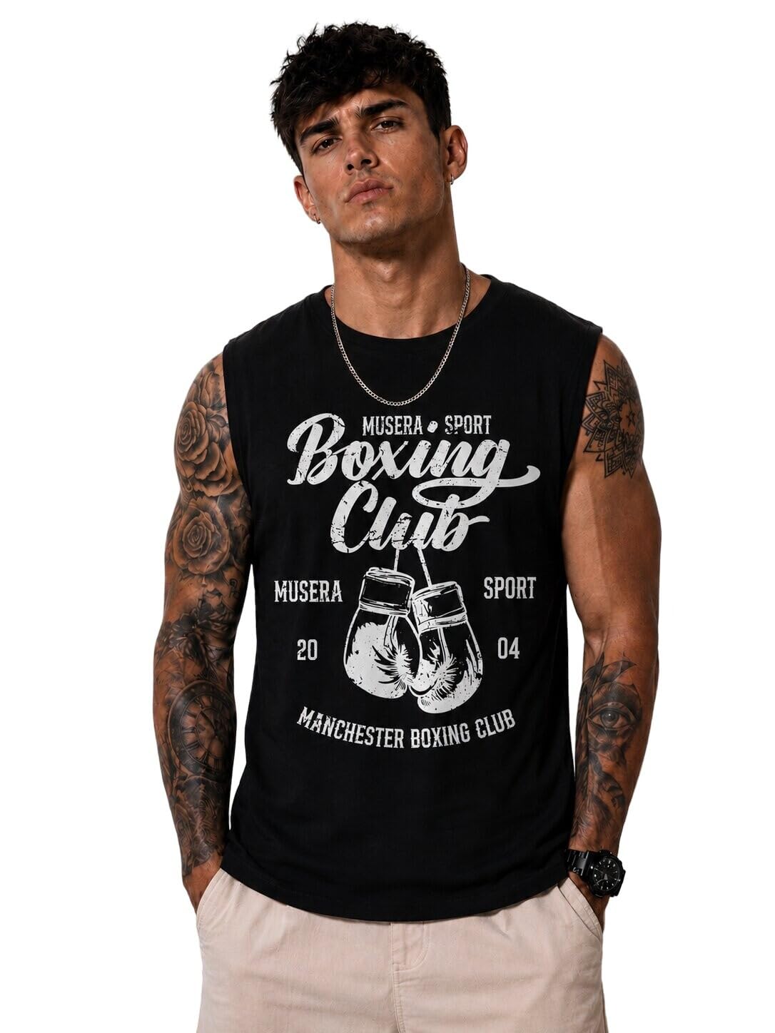 ColorChakra Men s Gym wear Tank top Sleeveless Cotton Vest for Workout Leightweight Tshirt for gyming Running and Daily use M to 4XL