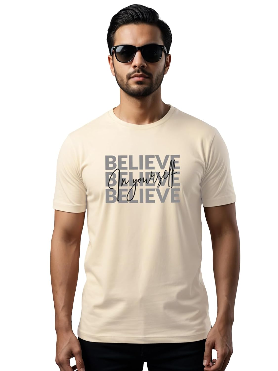 ADRO Tshirt for Men | Printed T Shirt for Men | 100% Cotton Regular Fit T-Shirt |Printed T Shirt