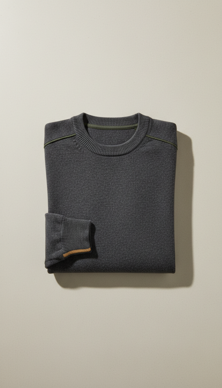 Urban stone merino wool pullover