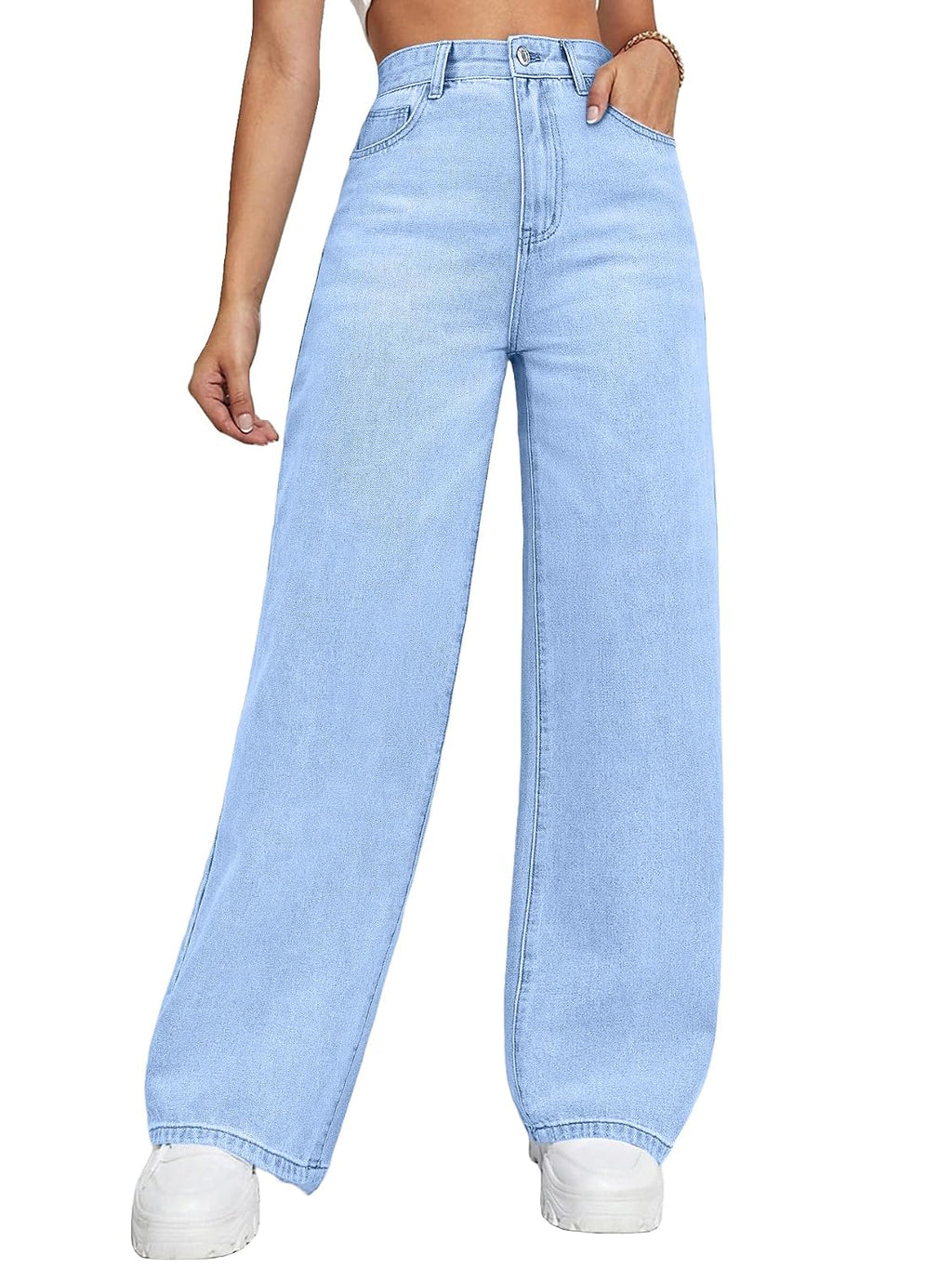 London Hills Women's Relaxed Fit High Rise Jeans || Woman Jean's || Women Baggy Jeans || Jean's for Womens || Loose Jean for Women's || Oversized Woman baggys