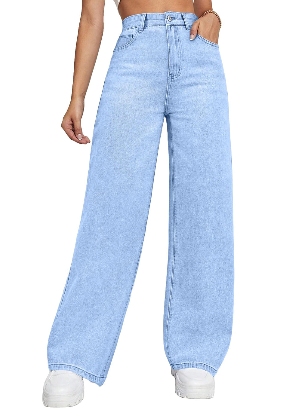 London Hills Women's Relaxed Fit High Rise Jeans || Woman Jean's || Women Baggy Jeans || Jean's for Womens || Loose Jean for Women's || Oversized Woman baggys