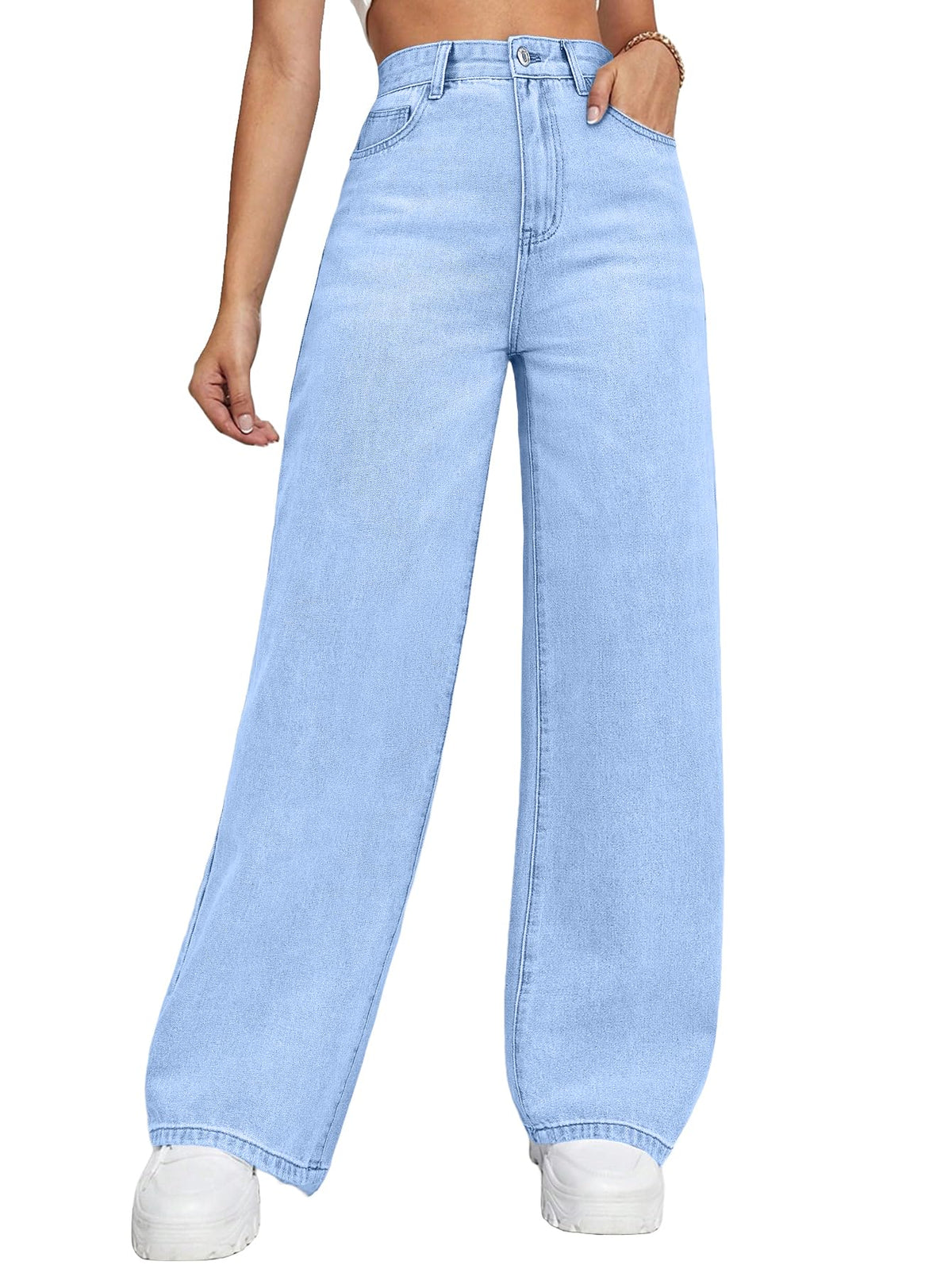 London Hills Women's Relaxed Fit High Rise Jeans || Woman Jean's || Women Baggy Jeans || Jean's for Womens || Loose Jean for Women's || Oversized Woman baggys