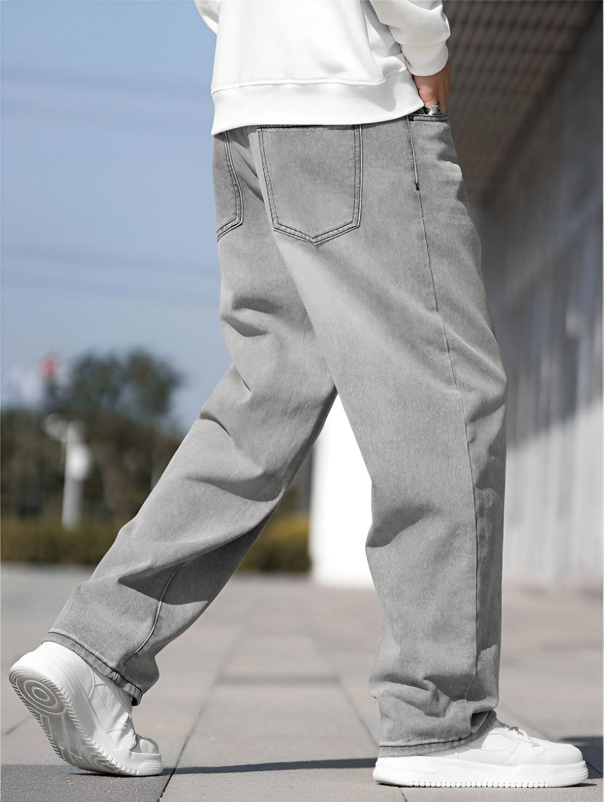 Ben Martin Men Jeans || Baggy Fit Jean's for Man || Loose Fit High Rise Denim || Stretchable Casual Wear Jean,s || Dance Rap Rapping Style Pant for Men || Denim Cotton Jeans (1)
