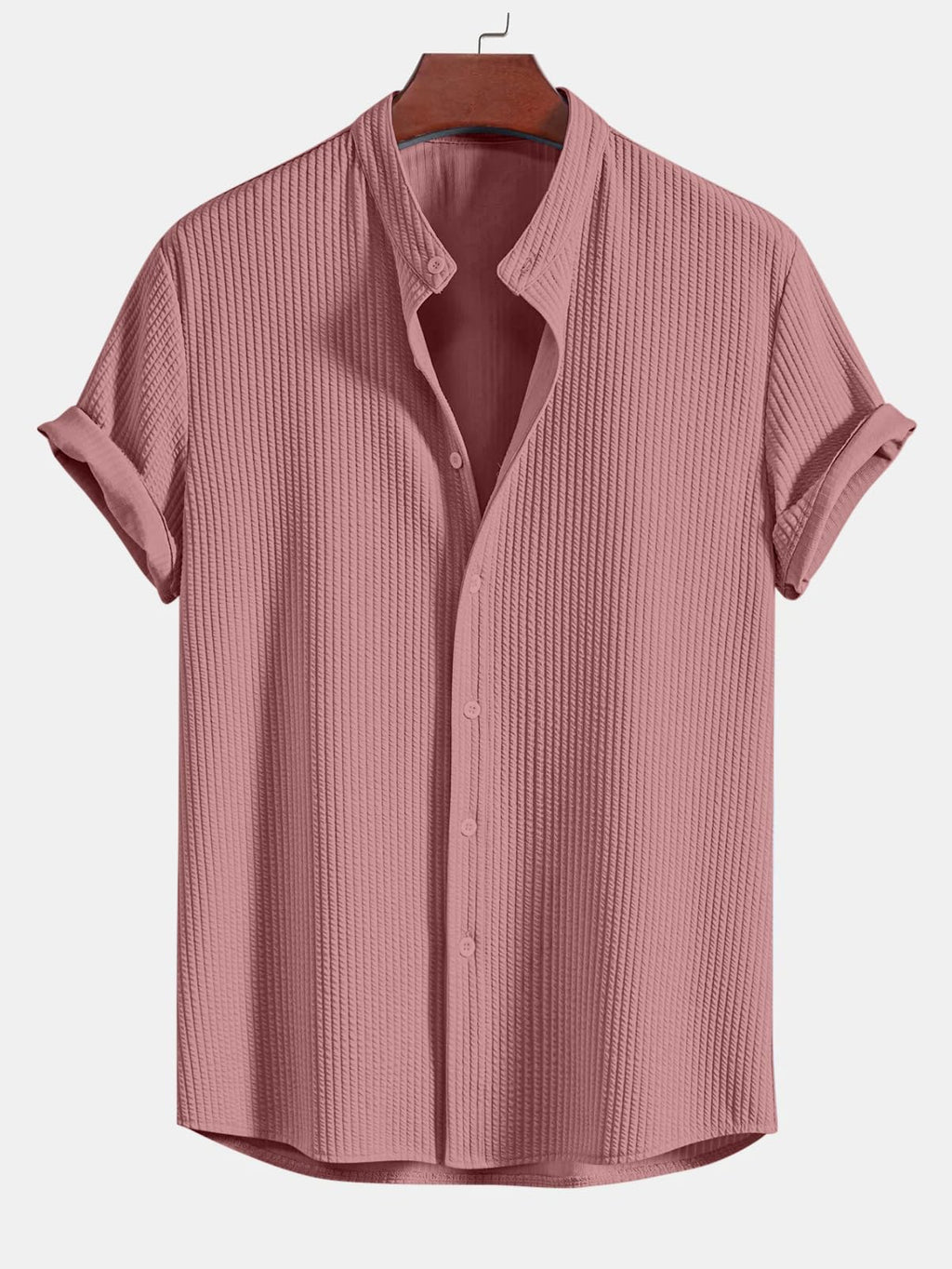 GRECIILOOKS Men's Polycotton Regular Fit Casual Shirt | Stylish | Printed | Solid | Short Sleeve | Trendy (Available in Plus Size)