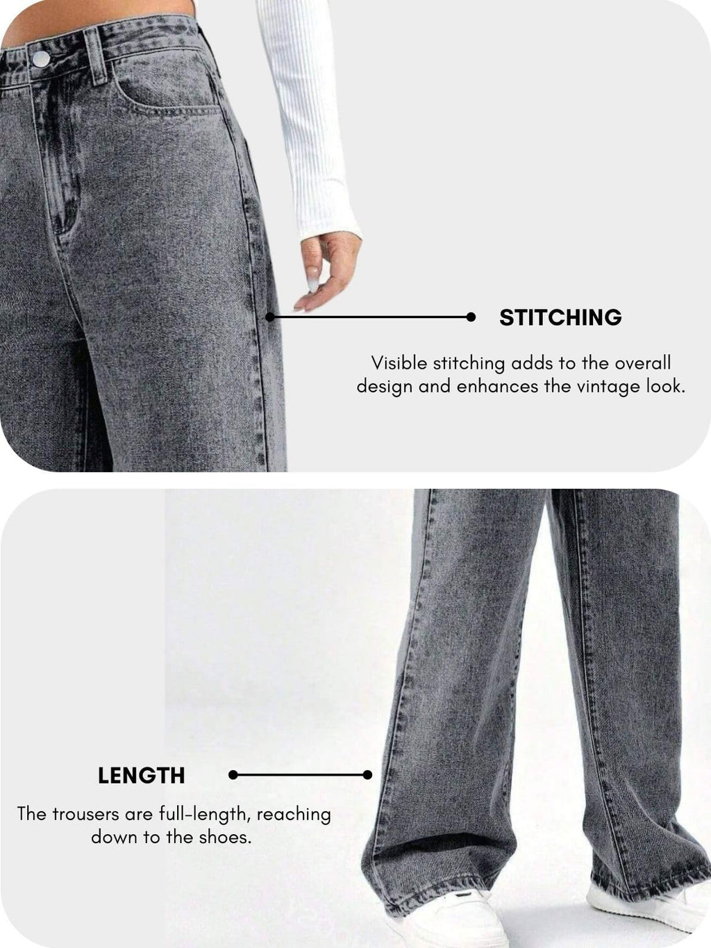 GRECIILOOKS Women Jeans for Women | Jeans Pant for Women | Baggy Jeans for Women | Women Jeans | Baggy Jeans for Women High Waist | Bell Bottom Jeans for Women