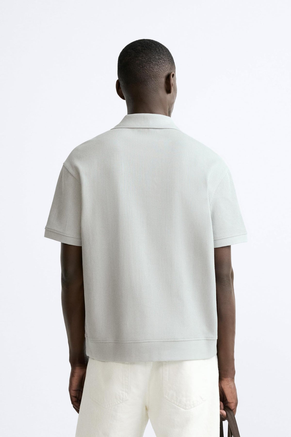 Alan Jones Clothing Men's Textured Polo T-Shirt | Classic Short Sleeve Polo for Casual Wear