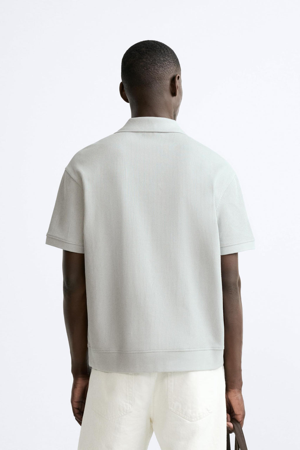 Alan Jones Clothing Men's Textured Polo T-Shirt | Classic Short Sleeve Polo for Casual Wear