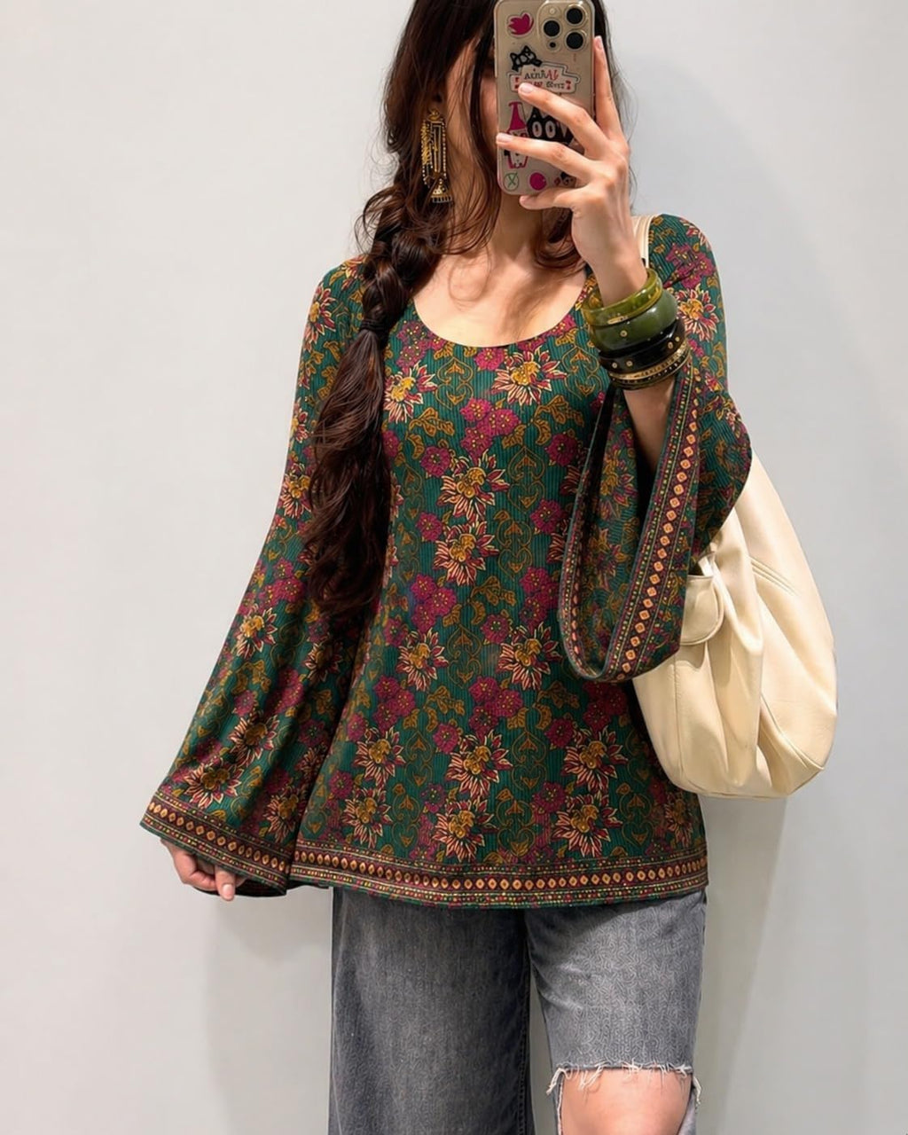 ANNI Designer Cotton Short Kurti for Women | Stylish Kurti | Short Kurti Top | Casual Kurta for Women | Comfortable Cotton Kurtis for Womens