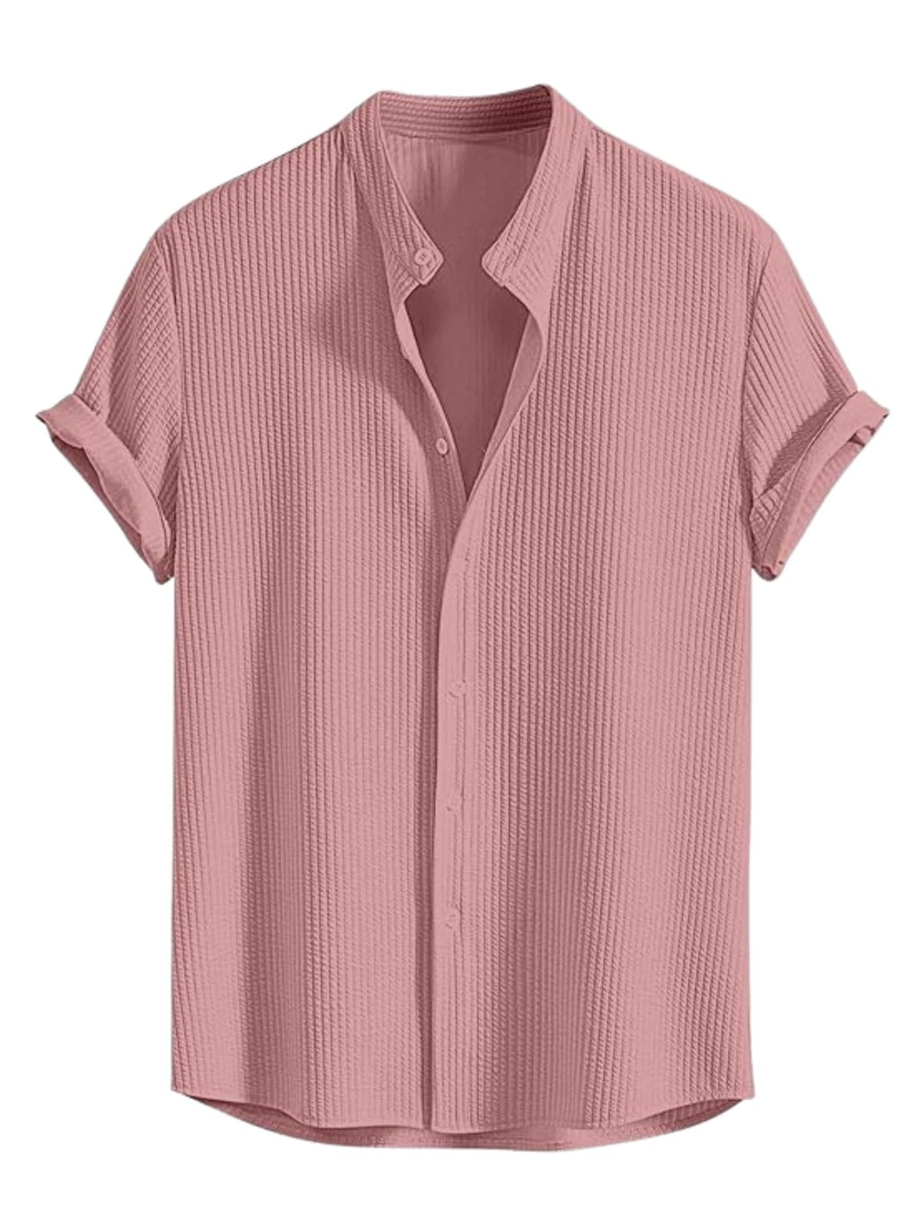 GRECIILOOKS Men's Polycotton Regular Fit Casual Shirt | Stylish | Printed | Solid | Short Sleeve | Trendy (Available in Plus Size)